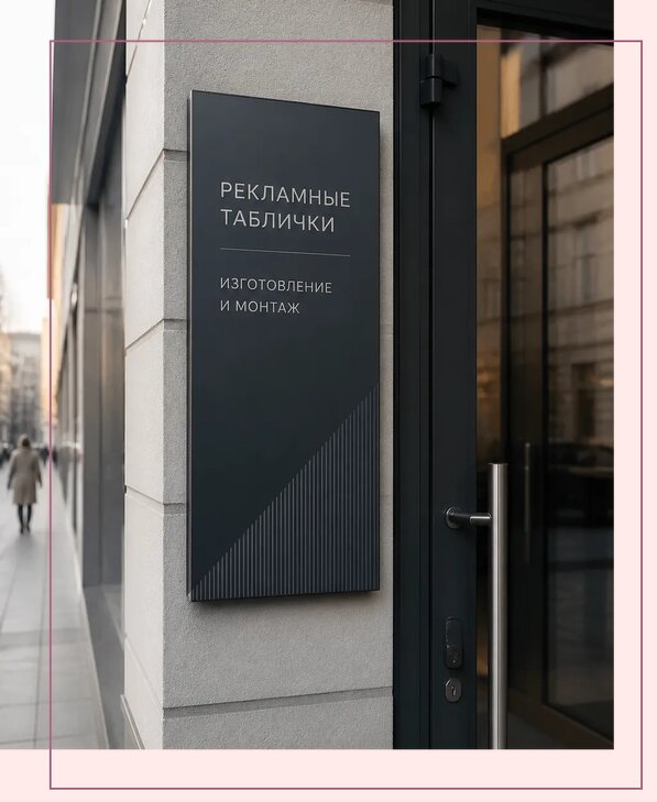Рекламные таблички в Алексеевке по цене от 4556 р. | Аванза-Лкв