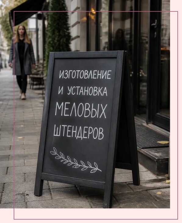 Меловые штендеры в Алексеевке по цене от 6581 р. | Аванза-Лкв